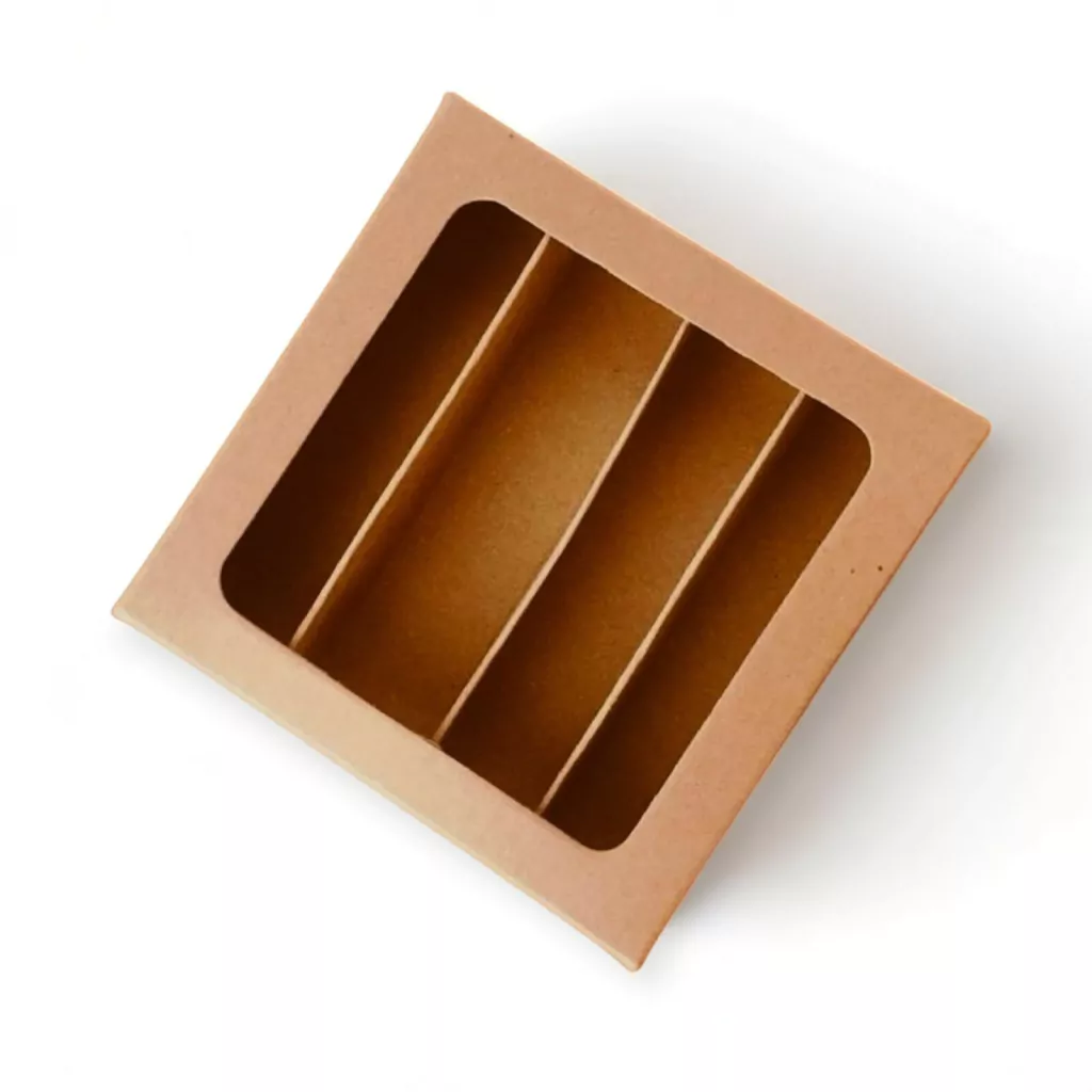 Caja Dos piezas Ventana 15x15x4 cm 3