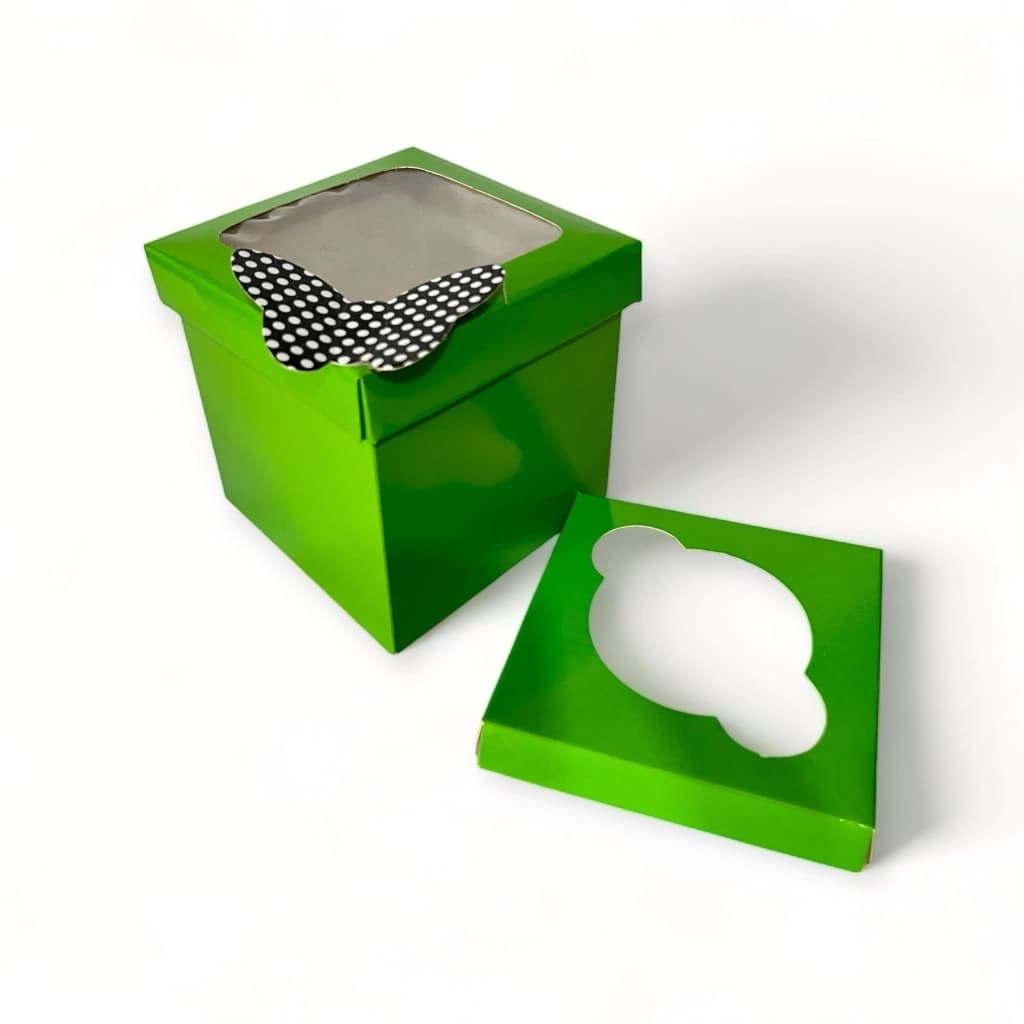 Caja Dos Piezas Ventana 10x10x10 cm