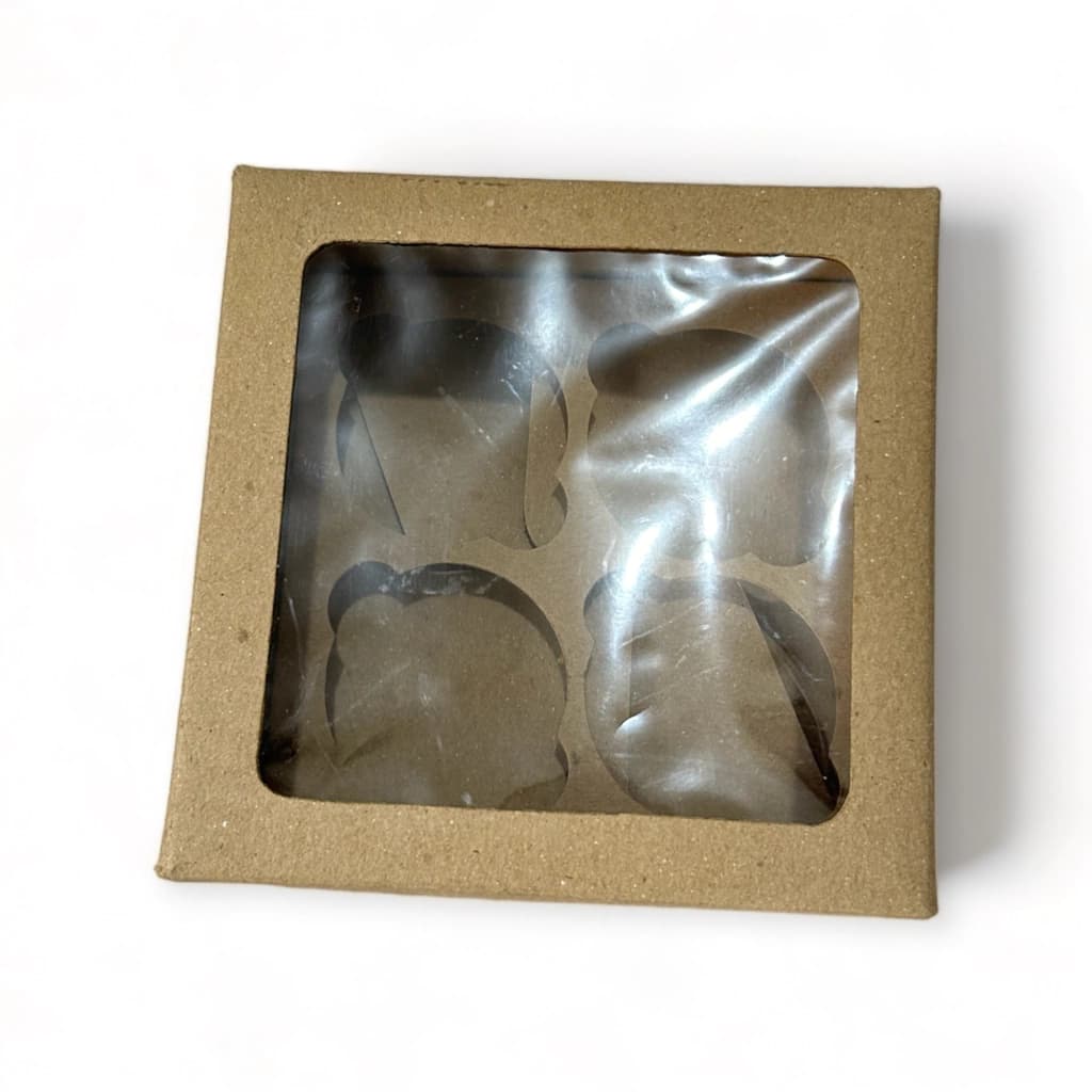 Caja Dos piezas Ventana 15x15x8 cm 2