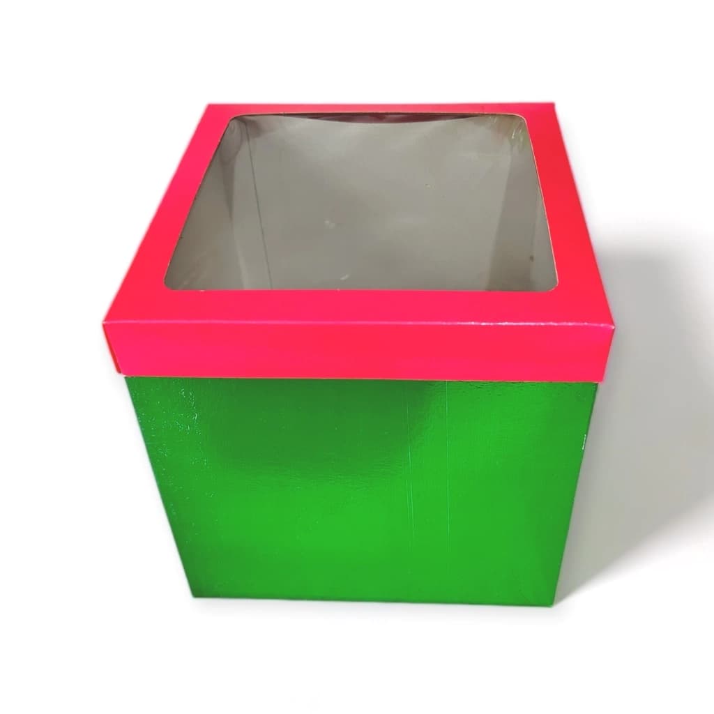 Caja Dos Piezas Ventana 21x21x21 cm 2