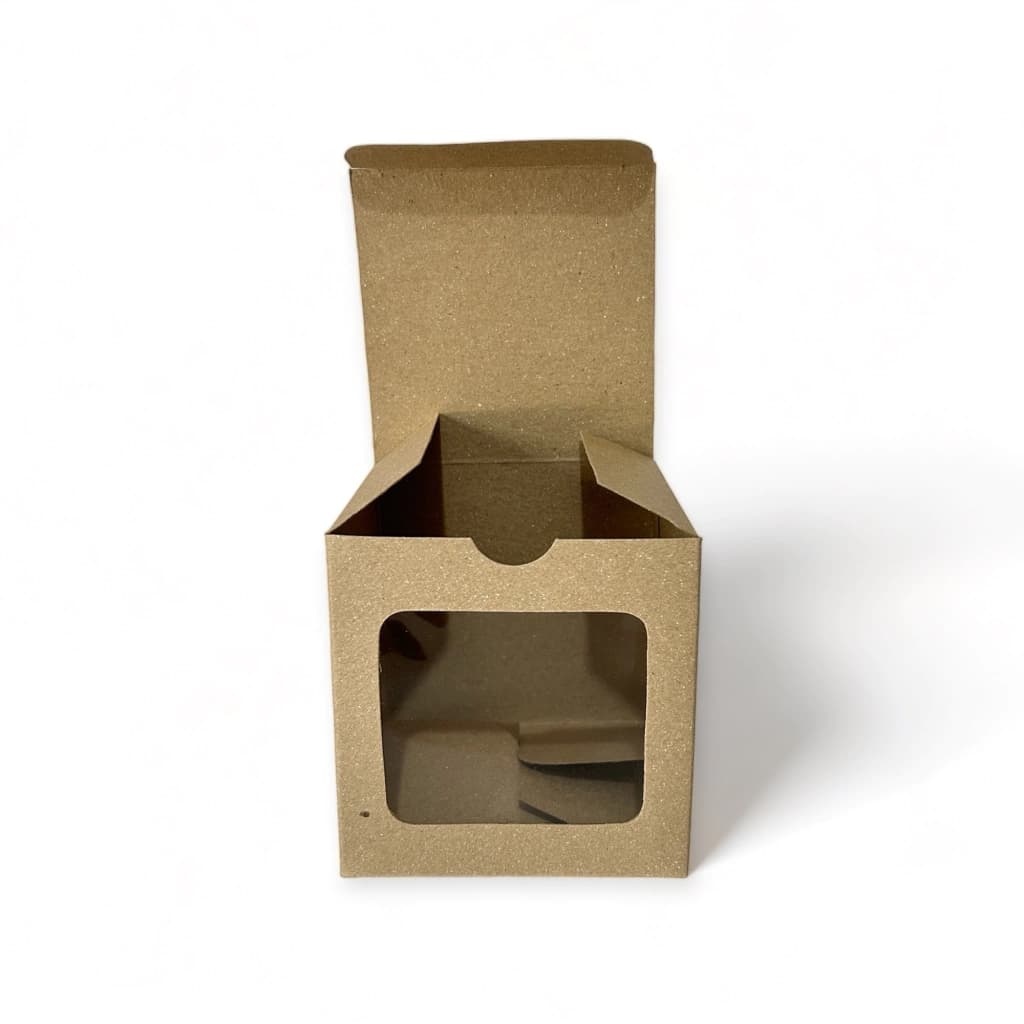 Caja Una Pieza Ventana 10x10x10 cm 2