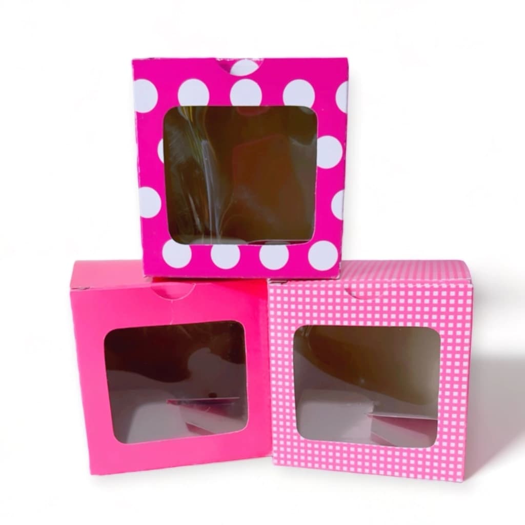Caja Una Pieza Ventana 10x10x10 cm 6