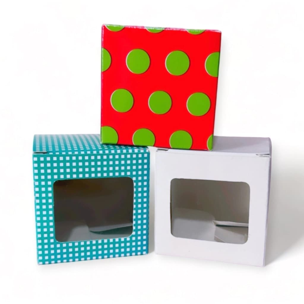 Caja Una Pieza Ventana 7x7x7 cm 2