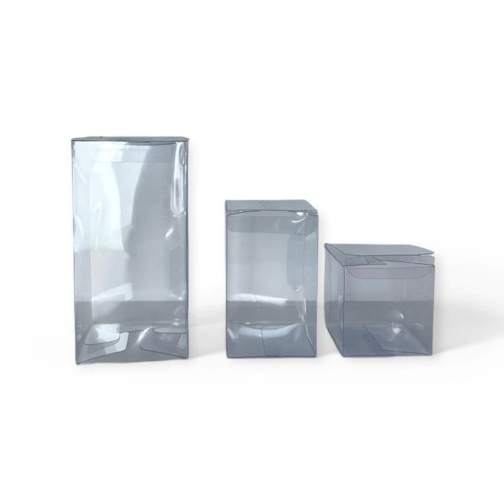 Cajas de acetato transparentes