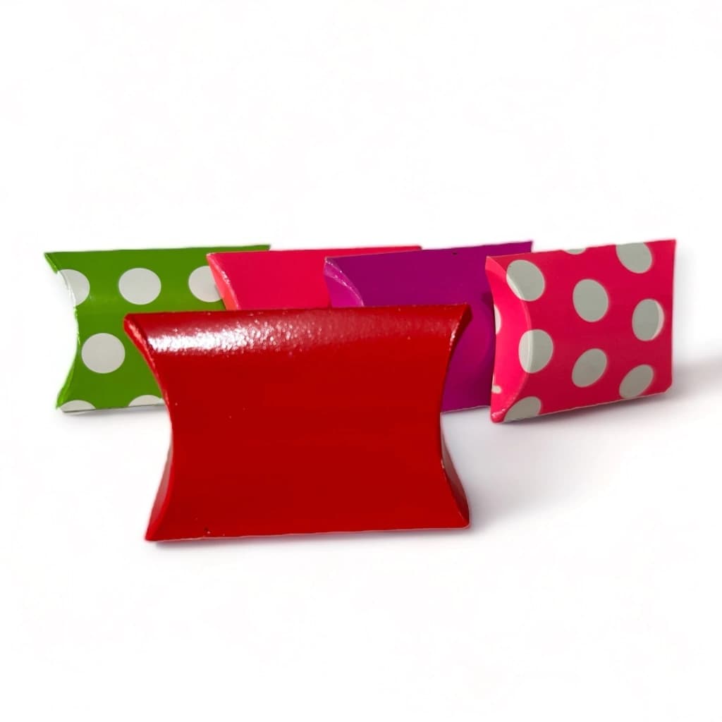 Mini almohada #02 en cartón para accesorios y bisutería