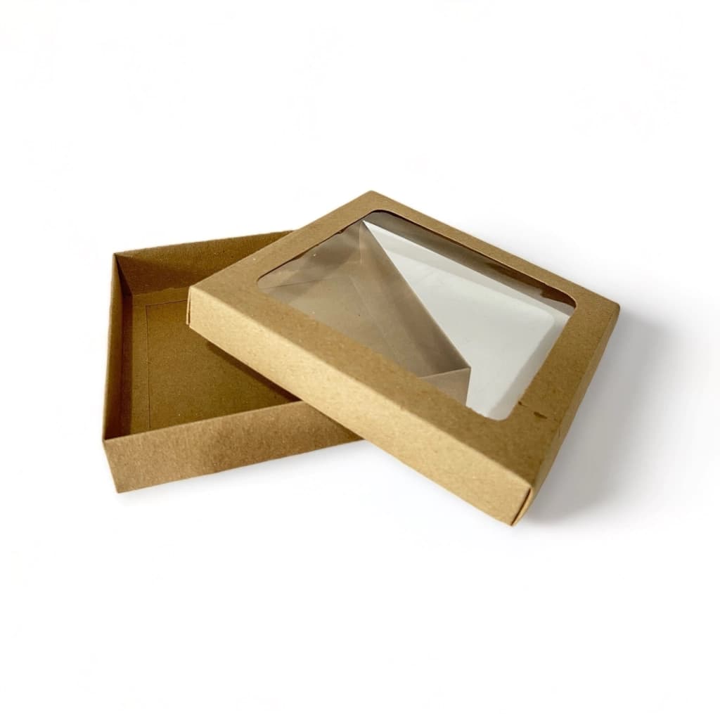 Caja Dos piezas Ventana 15x15x4 cm 3