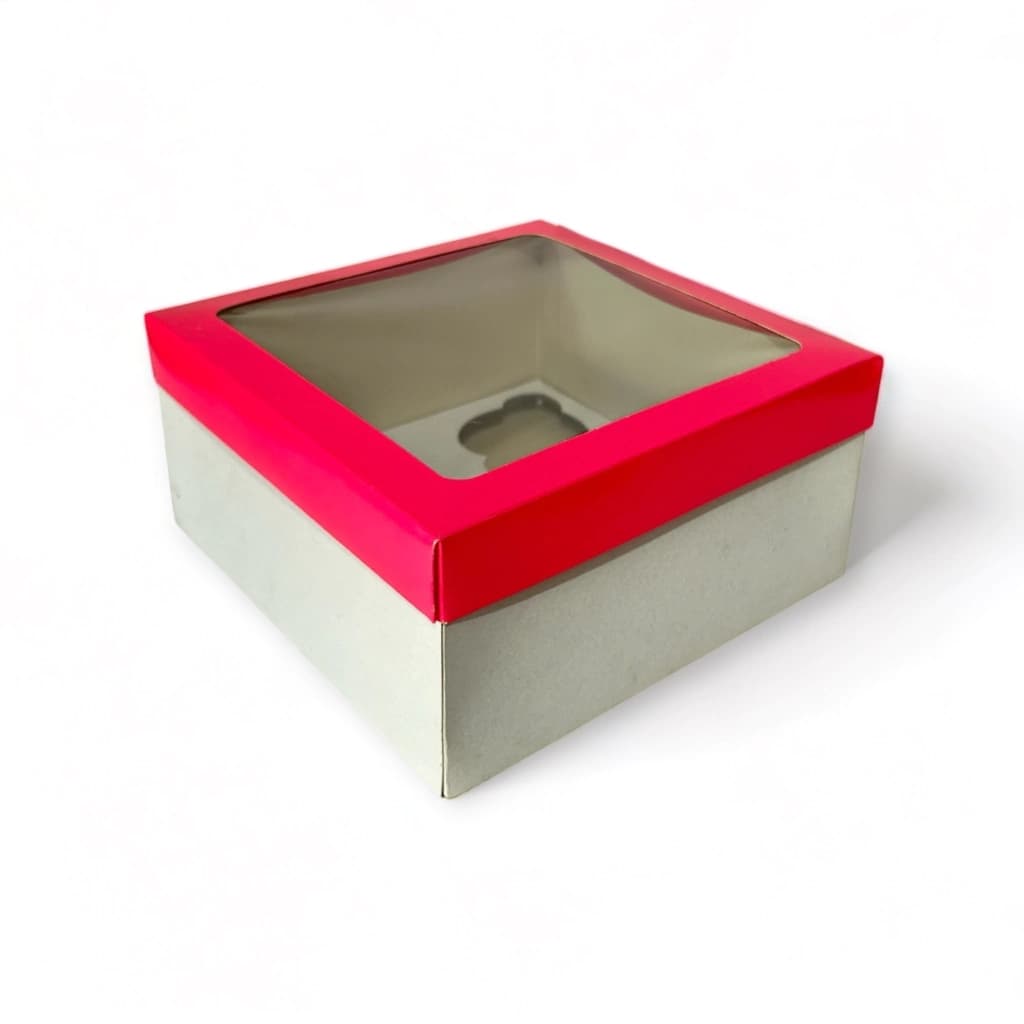Caja Dos Piezas Ventana 21x21x10.5 cm